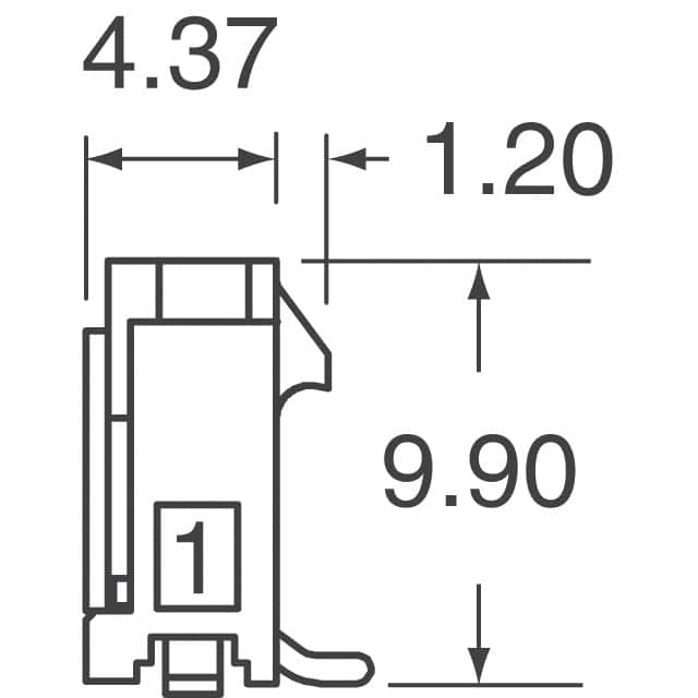 436500924 Molex  Embases à broches mâles